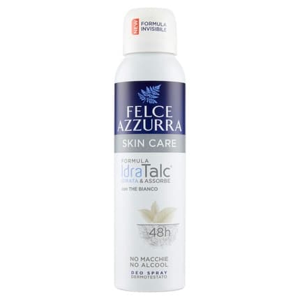 Felce Azzurra Skin Care Deodrant 150ml 48h Formula Idra Talc With White Tea