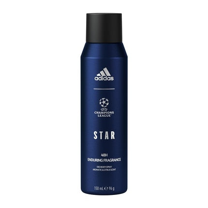 Adidas UEFA Star Edition Deo Body Spray Deodorant Spray for Men Vegan Formula 150ml adidas