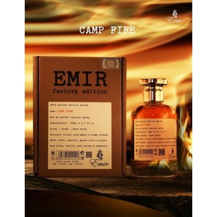 Camp Fire Emir Factory Edition Men's Eau de parfum  Fragrance Spray 100ml par Paris Corner Paris Corner