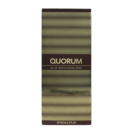 Puig Quorum par Antonio Pour Homme Eau de Toilette Spray 3.4 oz, 1oz équivaut à 30ml/100 ml Puig