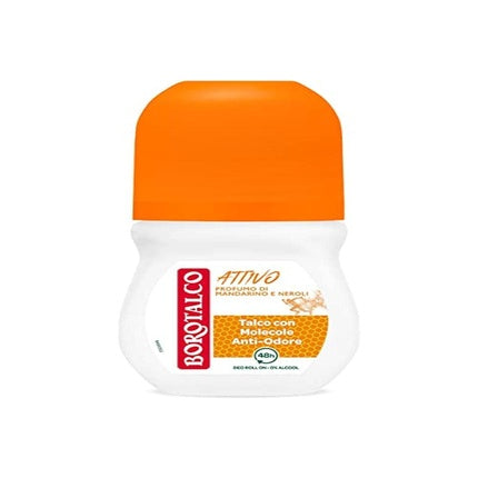 Borotalco Roll On Active Orange Air Freshener 50ml Borotalco