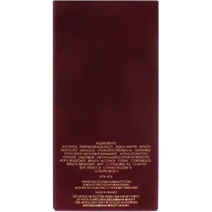 Dolce & Gabbana Eau de Parfum (EDP) Femme 100ml