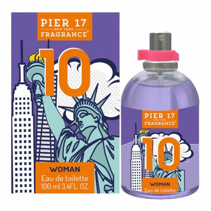 Pier 17 New York Women's Perfume EDT 100ml - Pack of 10 Pier 17