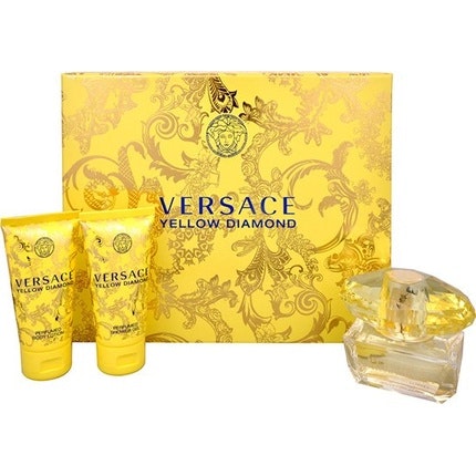 Versace  - Yellow Diamond Set Eau de toilette  50ml + Shower Gel 50ml + Body Lotion 50ml Versace