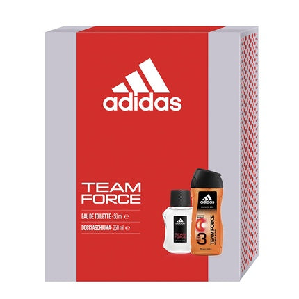 Adidas Team Force Gift Set for Men 50ml Eau De Parfum Spray Fragrance + 250ml Shower Gel adidas