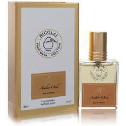 Amber Oud par Parfums De Nicolai Eau De Parfum 1 oz, 1oz équivaut à 30ml Spray 30ml Nicolai