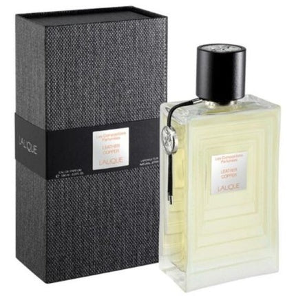 Lalique Unisex Les Compositions Leather Copper EDP Spray 3.4 Oz