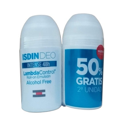 ISDIN Lambda Control Intense Deodorant for 48 Hours - Pack of 2 ISDIN