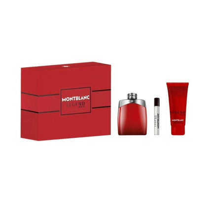 MONT BLANC Legend Red Gift Box - Eau de parfum  100ml + Shower Gel 100ml + Travel Spray Montblanc