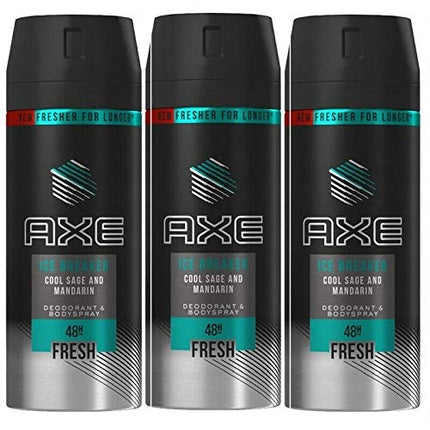 Axe Deodorant Spray 150ml Ice Breaker Axe/Lynx