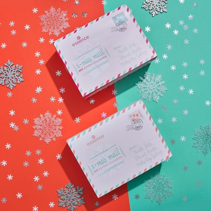 Essence X-Mas Mail DIY Advent Calendar 2023 Beauty Surprises - Acetone-Free and Paraben-Free - Gift for Beauty Lovers - Self-Filling