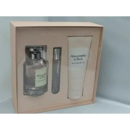 Abercrombie & Fitch Authentic 3.4 EDP Spray + 6.7 BL + Mini (HB Set) for Women - Maison des fragrances