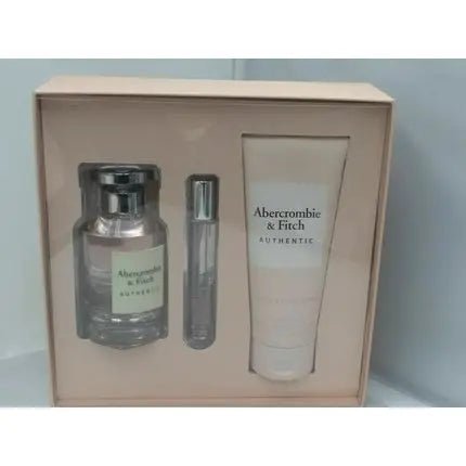 Abercrombie & Fitch Authentic 3.4 EDP Spray + 6.7 BL + Mini (HB Set) for Women - Maison des fragrances