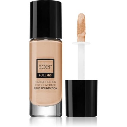 Aden Cosmetics Full HD Fluid Foundation - 01 Porcelain, 20 ml - Maison des fragrances