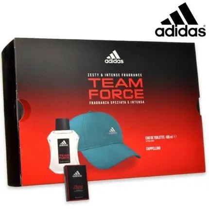 Adidas Team Force Eau de toilette 100ml Perfume Homme with Blue Hat - Maison des fragrances