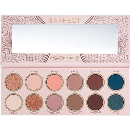 Affect Sweet Harmony Pressed Eyeshadow Palette Nude and Smoky Shades - Maison des fragrances