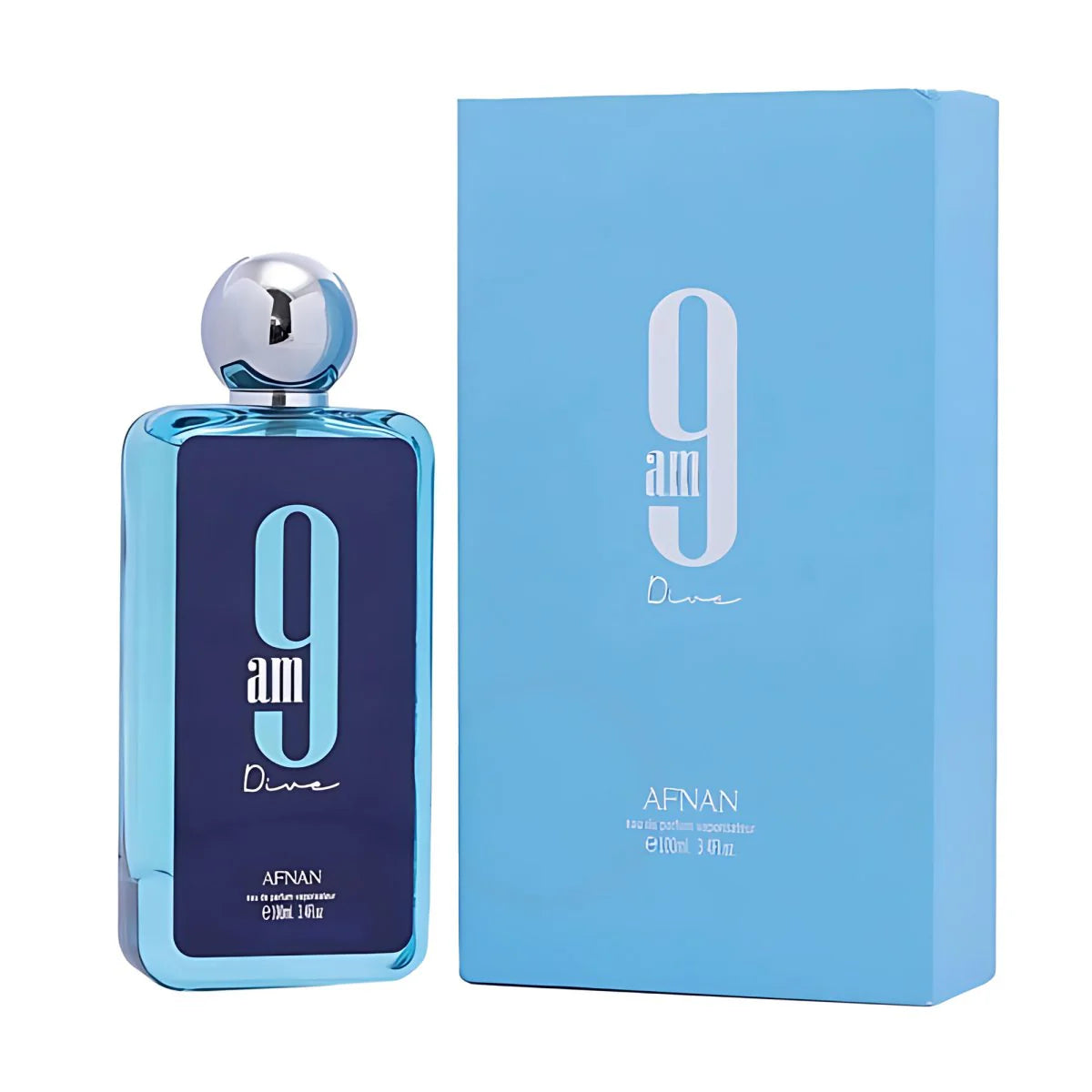 Afnan 9am Dive - Eau de Parfum Spray Unisex 3.4oz 100ml Brand New Item