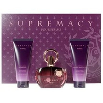 Afnan Supremacy Purple Gift Set Shower Gel And Hydrating Body Milk Coffret (Coffret) Mixte 100ml - Maison des fragrances