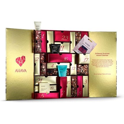 AHAVA The Adventure Gift Set 24 Day Beauty Surprises Advent Calendar for a Holiday of Love and Radiance - Maison des fragrances