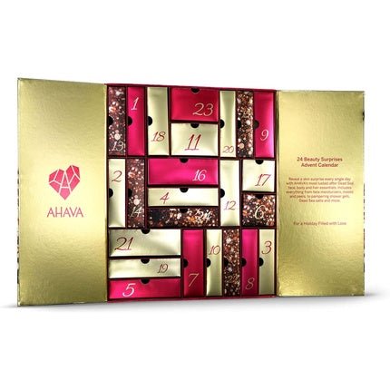 AHAVA The Adventure Gift Set 24 Day Beauty Surprises Advent Calendar for a Holiday of Love and Radiance - Maison des fragrances
