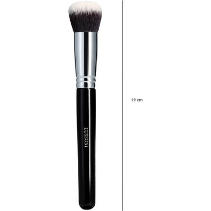 T4B LUSSONI 100 Series Professional Makeup Brushes for Foundation and Concealer - Round, Flat, Angled, Tapered, and Kabuki (PRO 106 Kabuki Brush with Rounded Top)
