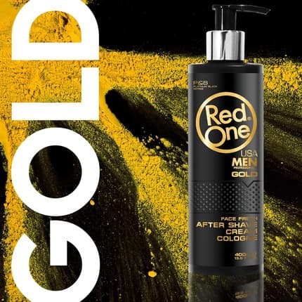 Redone Aftershave Cream Cologne Balm Lotion Moisturizing Face Fresh Gold Fragrance (Fragrance) Homme 400ml