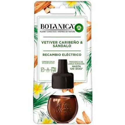 Air-Wick Botanica Caribbean Vetiver & Sandalwood Electric Air Freshener Refill 19ml - Maison des fragrances