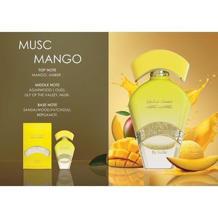 Ajmal Musc Mango Extrait De Parfum Tropical Delights Collection Unisex Perfume Parfum (Parfum) Mixte - Maison des fragrances