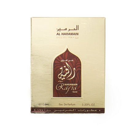 Al Haramain Rafia Gold Eau de Parfum (EDP) Mixte 100ml - Maison des fragrances
