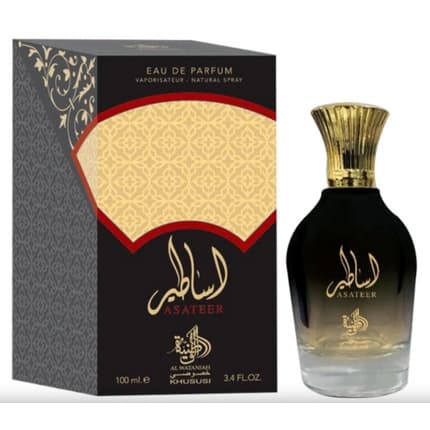 Al Wataniah Asateer par Al Wataniah Jasmine Patchouli Scented Unisex Perfume Gift Eau de Parfum (EDP) Mixte 100ml - Maison des fragrances
