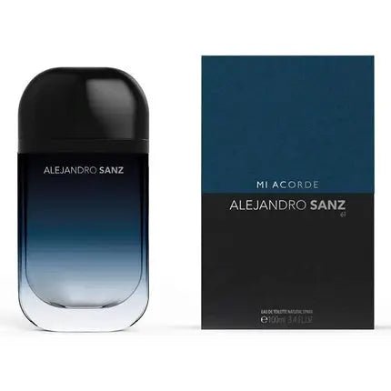 Alejandro Sanz Mi Acorde El Fragrance Homme - Eau De Toilette Eau de toilette 3.4oz 100ml Cologne Spray Blue Black Bottle Made in Spain par Tailored - Maison des fragrances