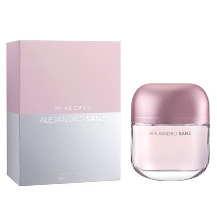 Alejandro Sanz Mi Acorde Ella Fragrance Perfume Pink Silver Bottle Made in Spain par Tailored Perfumes Eau de Toilette (EDT) Femme 80ml - Maison des fragrances