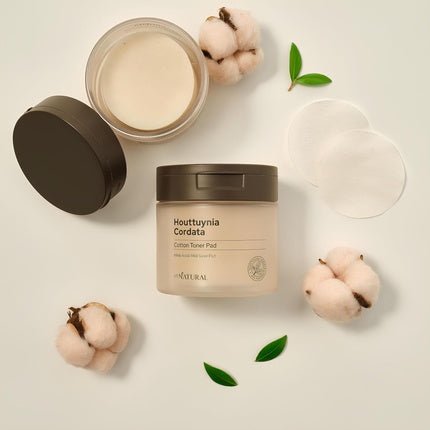 All Natural Houttuynia Cordata Face Cotton Pads 60 Pieces - Maison des fragrances