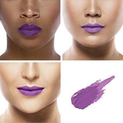 ALL TIGERS Feel The Power 980 Matt Vegan and Natural Liquid Lipstick - Long Lasting - Violet Color - Petroleum - Free with Organic Ingredients - Maison des fragrances