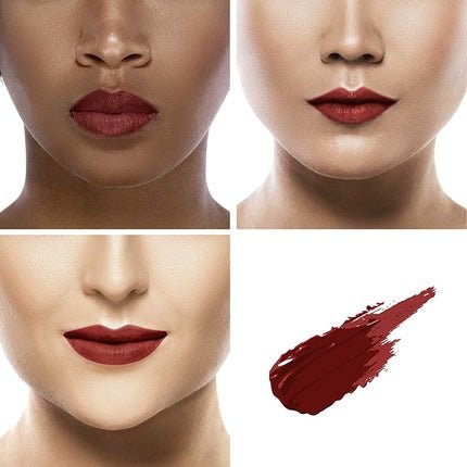 ALL TIGERS Liquid Lipstick Matt Vegan and Natural Long Lasting Reddish Brown Command Respect 889 - Petroleum - Free Lipstick with Organic Ingredients - Maison des fragrances