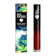 ALL TIGERS Liquid Lipstick Matt Vegan and Natural Long Lasting Reddish Brown Command Respect 889 - Petroleum - Free Lipstick with Organic Ingredients - Maison des fragrances