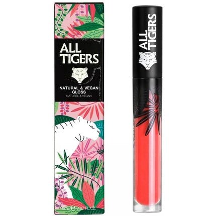 All Tigers Natural & Vegan Gloss 701 Coral Glossy Dream Bigger 8ml - Maison des fragrances