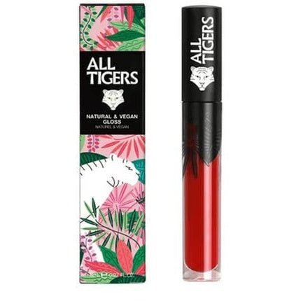 All Tigers Natural Vegan Gloss 818 Red Glossy 8ml - Maison des fragrances