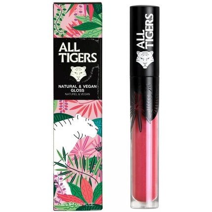 All Tigers Naturel & Vegan Gloss 601 Rose Glossy Silence the Critics 8ml - Maison des fragrances