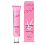 Aloesove Pink Lip Balm Regenerating And Protective Spf 30 15 Ml - Maison des fragrances