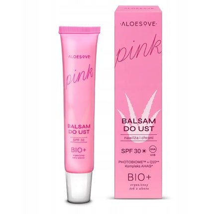 Aloesove Pink Lip Balm Regenerating And Protective Spf 30 15 Ml - Maison des fragrances