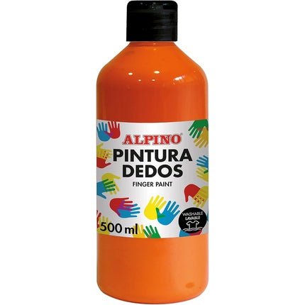 Alpino Bottle Finger Paint 500ml Orange - Maison des fragrances