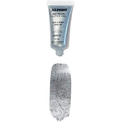 Alpino Fiesta Metallic Glitter Gel Silver 6 - Pack - Maison des fragrances