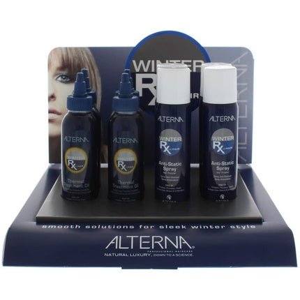 Alterna Winter Rx Display - Anti Static Spray 92gm X 4 & Thermal - Maison des fragrances