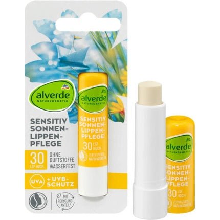 Alverde Sun Lip Care SPF 30 4.8g Waterproof Vegan Fragrance - Free NEW - Maison des fragrances