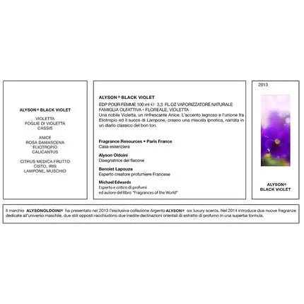 Alyson Oldoini Black Violet Eau de Parfum (EDP) Mixte 100ml - Maison des fragrances
