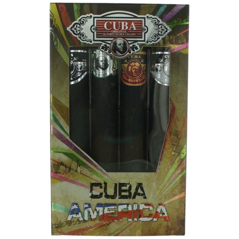 Cuba America 4 Piece Gift Set for Men