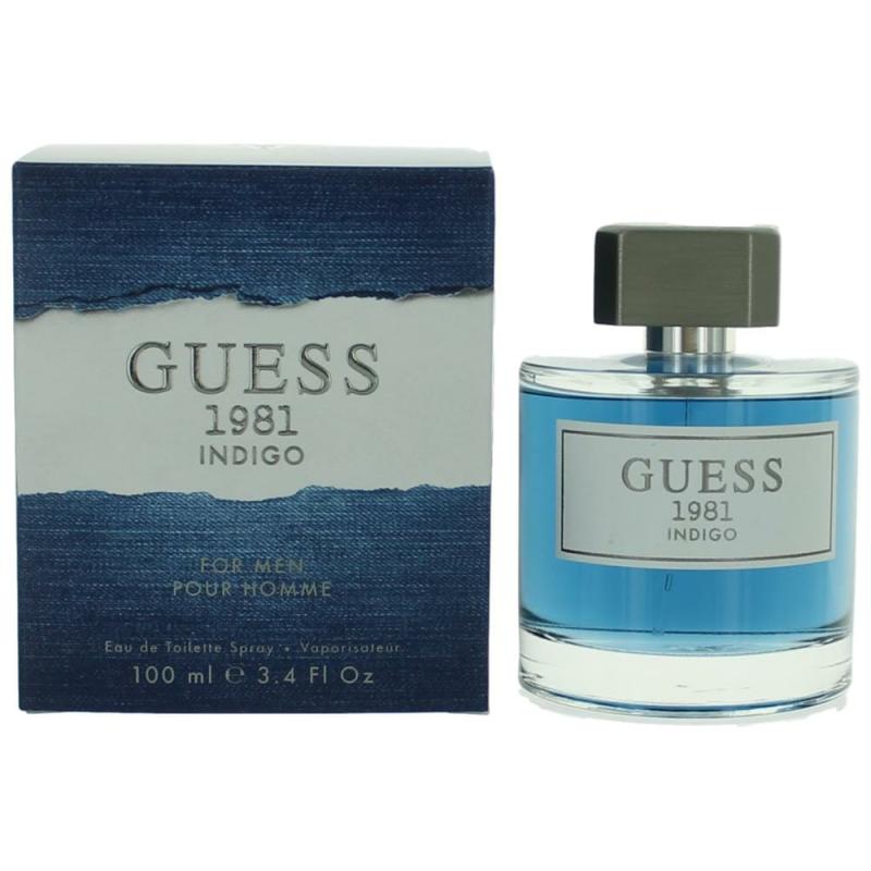 Guess 1981 Indigo for men 3.4oz Spray toilet water 100ml