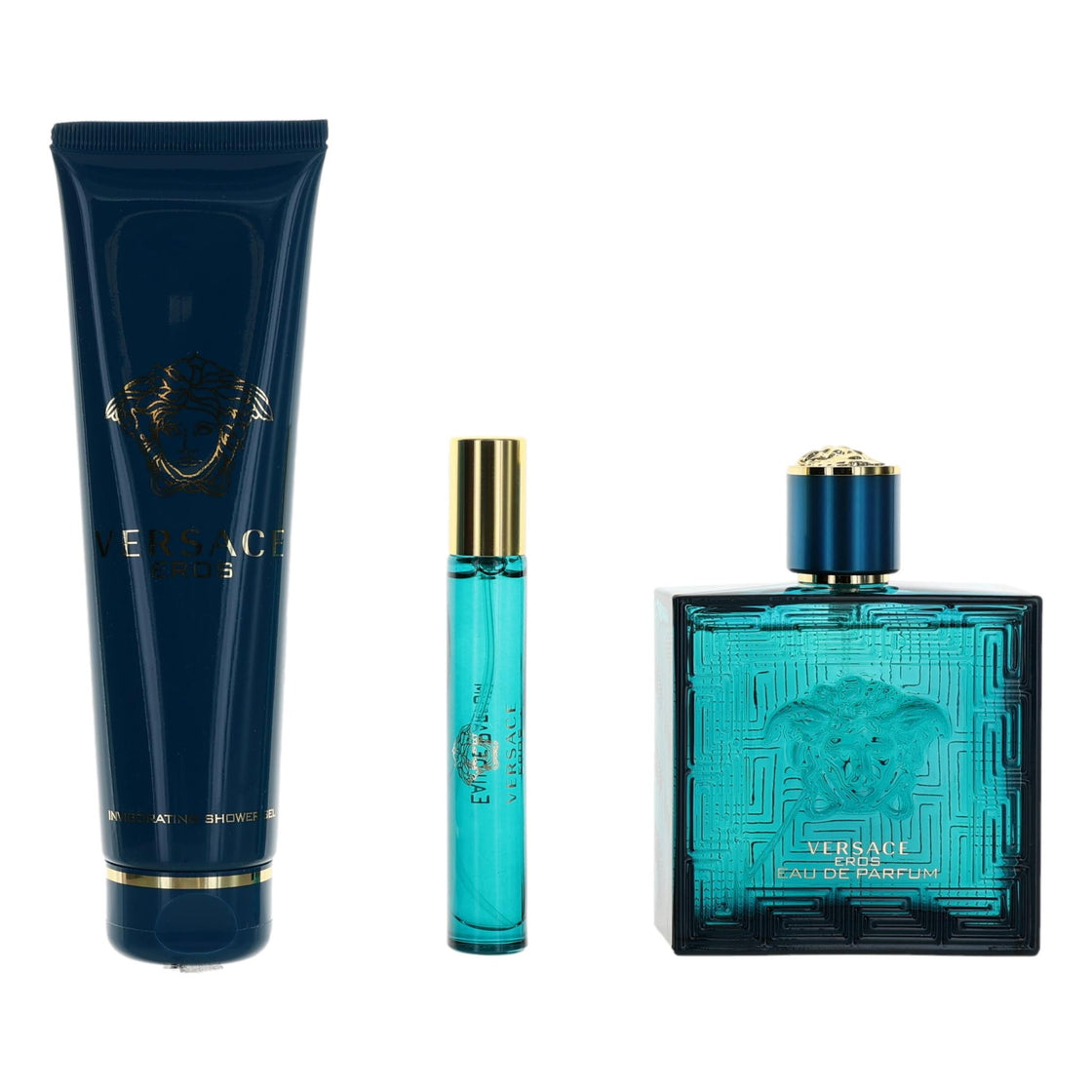 Versace Eros Set - + Shower Gel + Coffret (Coffret) Homme 100ml