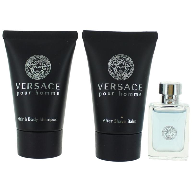 Versace Pour Homme for Men 3 Piece Mini Gift Set